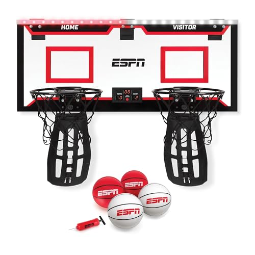 ESPN Mini Basketball Hoop, Over The Door Basketball Hoop with