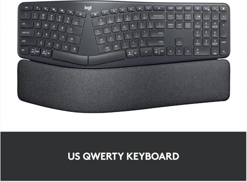 Logitech Ergo K860 Wireless Ergonomic Split Keyboard with Wrist Rest - image 7
