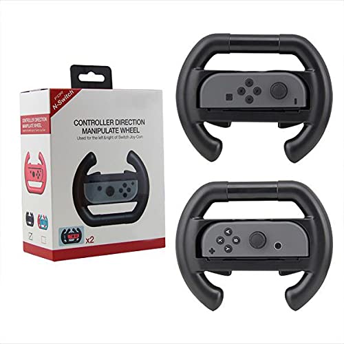 Par Volante Nintendo Switch Controle Joy-con Grip Dobe Preto