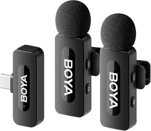 Boya BY-V20 2.4 ghz Omnidirectional Wireless Microphone System wi...