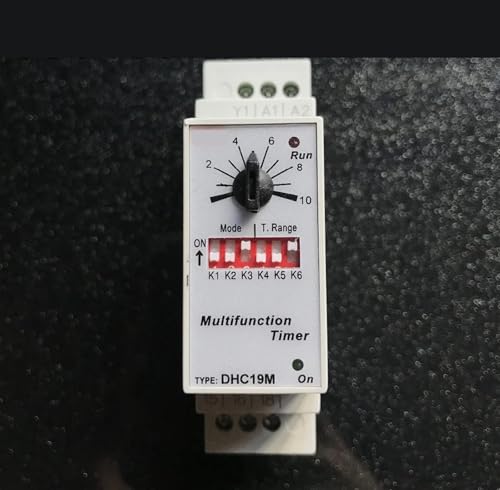 Relé temporizador multifunción DHC19-M de 24-240V CA CC para carril DIN industrial