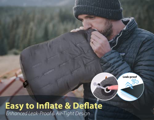TREKOLOGY Aluft Pro Large Inflatable Pillows for Camping, Pillow for Adults, Inflatable Travel Pillow, Inflatable Cushion Blow Up Pillow for Camping Pillows Compact Small Inflatable Pillow for Beach - Image 4