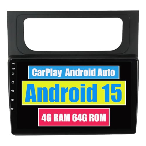 RoverOne Autoradio CarPlay Autoradio Autoradio pour Volkswagen Touran 2 1T 2010 2011 2012 2013 2014 2015 Android Auto écran tactile GPS Bluetooth WiFi Radio...