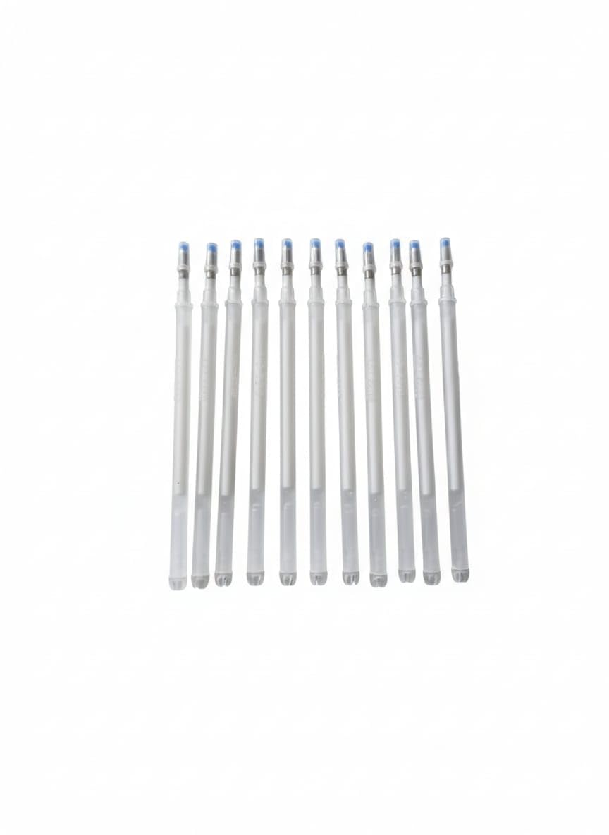j4 heat erasable pen with refills, high temperature disappearing ink fabric markers for embroidery, tailoring, cross stitch, patchwork, handicraft (5, white)