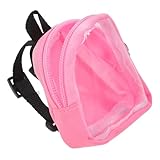 Gogogmee Mini Puppenrucksack mit Transparentem Design Verstellbarem Schultergurt Niedlich und...