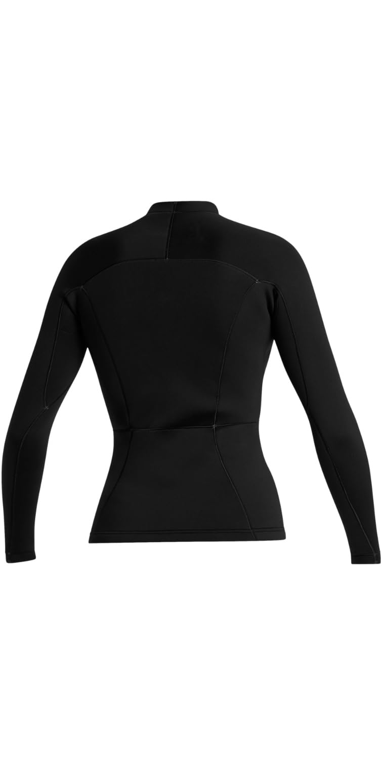 Mystic Top néoprène Femme Lunar L/S Top Neoprene 2mm Black