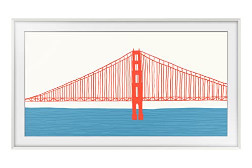 Image of SAMSUNG 65-inch The Frame Customizable Bezel - Beveled White (VG-SCFA65WTCZA, 2021 Model)