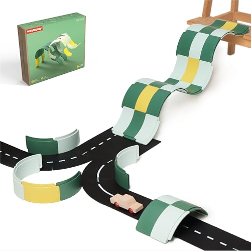 waytoplay Arches - Creator Set 36 Pieces from Toys 100% Recycled Modular Building Toy - Made in Europe Creative Open-Ended Play for Kids 3+