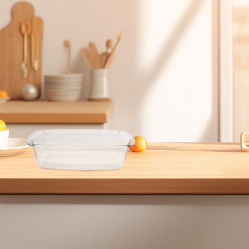 Plato rectangular de vidrio para hornear con distribución uniforme de calor para tiramisú 7