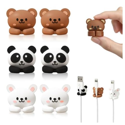 1/3pcs Cute Desktop Multi-Functional Cord Winder, Practical Hook and Clip for Mouse Wire/Headphone Line Data Cable Fixer No-Nail Organizer for Table & Drawer Storage, Cord Management, Desk Organizatio