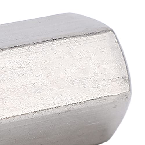 Kupplungsmuttern, sechseckig, metrisch, M10 x 1,5 mm, 30 mm lang, Edelstahl 304, Vollgewinde, 5 Stück