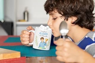 Generico Tazza Miglior Nipotino del Mondo – Idea Regalo per Nipotino, Tazza Simpatica per Bambino, Regalo da Nonni o Zii per Compleanno, Natale o Festa dei Nonni – Ceramica Bianca da 330 ml