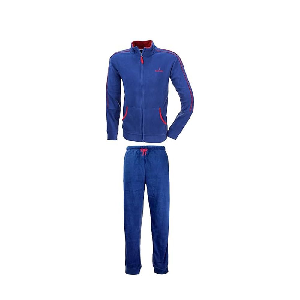 Navigare Tuta-Pigiama in Pile Polar Fleece con Zip per Uomo