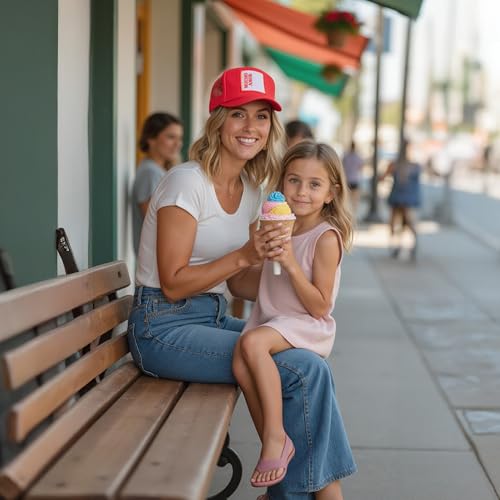 Image of Friday Feelin' Trucker Hat Women Men Baseball Caps Gift Women's USA Trucker Hats Caps Baseball Hats All Occasions - One Size