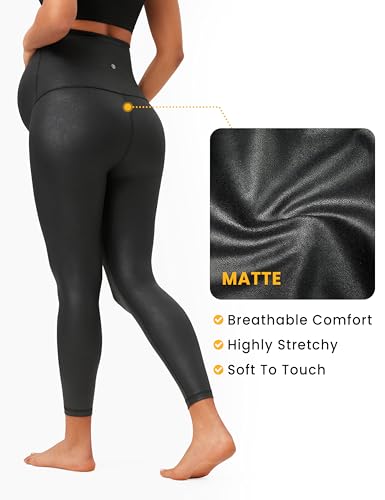 Image of CRZ YOGA Maternity Leggings 25 inch | Butterluxe, Extremely Soft, Gentle Compression, Yoga, Super High Rise, U-shaped Belly, Pregnancy and Postpartum