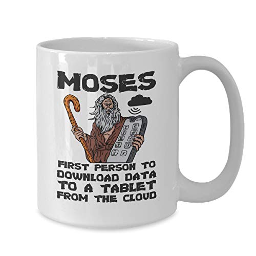 Taza de cerámica blanca 11oz con diseño humor cristiano miniatura 2