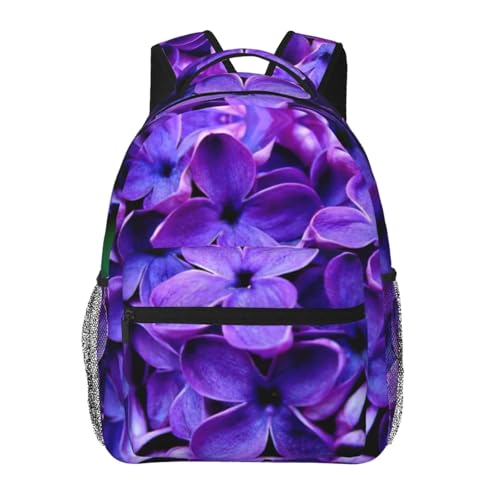 Mochila de senderismo violeta EdWal impermeable y bolsa para laptop unisex