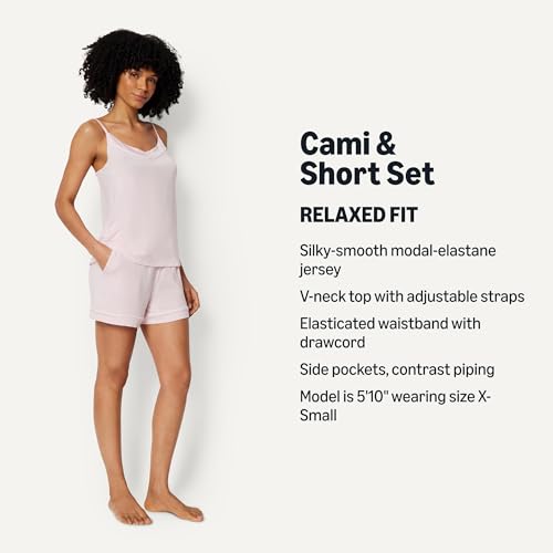 Image of Amazon Essentials Women's Modal-Blend Pajama Set, Camisole with Shorts