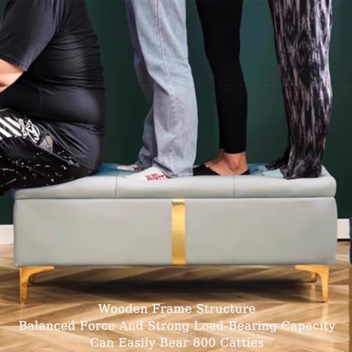 Boîte de rangement dissimulée sous un banc à chaussures pliant - 8