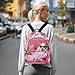 YETTASBIN Fashion Quilted Mini Backpack for Women & Girls - Dog Lightweight Casual Travel Daypack, M(14L)