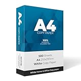 Scott 11 A4 Printer Paper - 500 Sheets - Smooth, Jam-Free, Bleed-Resistant - Works with Inkjet, Laser Printers & Copiers - Ideal for Home, Office, School & Everyday Printing (1 Ream)Packaging May Vary