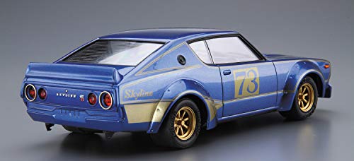 Aoshima Bunka Kyozai 1/24 Nissan KPGC110 Phantom Kenmeri Racing miniatura 3