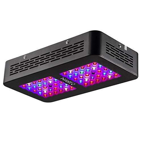 Niello 300W LED grow lightà double lentille optique, spectre complet pour la croissance et la floraison des plantes en intérieur with UV IR