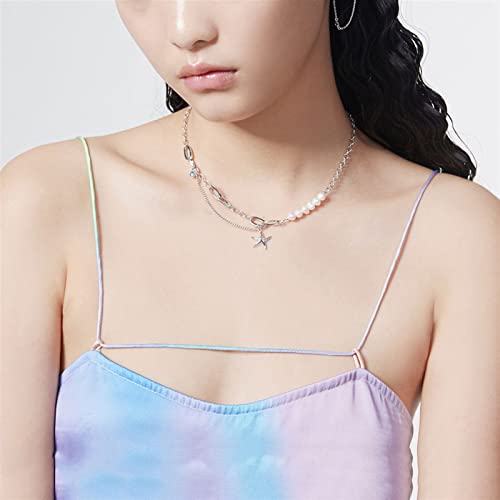 Pendentif étoile de mer et perle d'eau douce pour vos tenues d'été