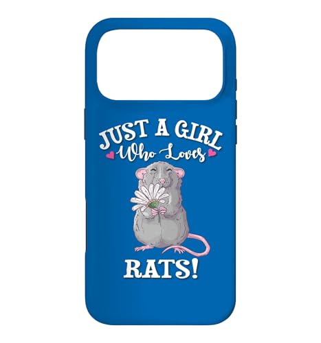 Funny Womens Kids Just A Girl Who Loves Rat Lover �X�}�z�P�[�X iPhone 17 Pro Max �p