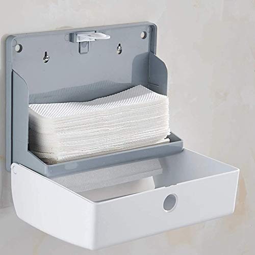 Rouleau de papier support de rangement et boîte tissu murale WC D