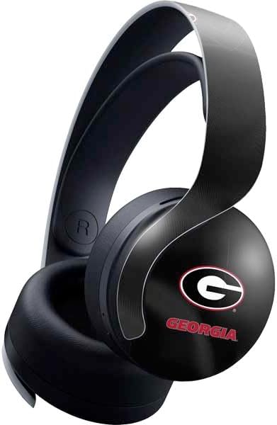 Skinit Decal Gaming Skin Compatible with Pulse 3D Wireless Headset for PS5 - Officially Licensed University of Georgia Bulldogs Design