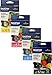Genuine Brother LC61 (LC-61) Color (Bk/C/M/Y) Ink Cartridge 4-Pack (LC61BK, LC61C, LC61M, LC61Y) for Brother DCP-165C, DCP-375CW, DCP-385C, DCP-395CN, DCP-585CW, DCP-J125, DCP-J140W, MFC-250C, MFC-255CW, MFC-290C, MFC-295CN, MFC-490CW, MFC-495CW, MFC-5490CN, MFC-5890CN, MFC-5895cw, MFC-6490CW, MFC-6890CDW, MFC-790CW, MFC-795CW, MFC-990CW, MFC-J220, MFC-J265w, MFC-J270w, MFC-J410w, MFC-J415w, MFC-J615W, MFC-J630W
