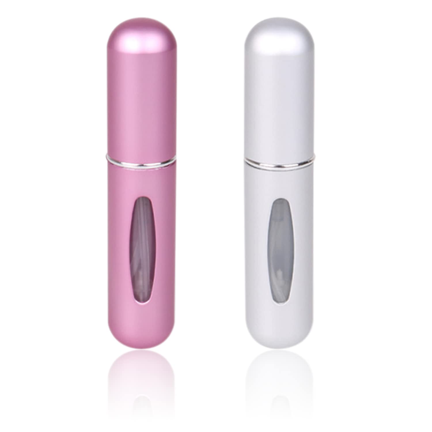 Travel Perfume Refillable Atomizer Containers, Portable Spray Bottle, Mini Size Bottle, Scent Pump Case, Empty Fragrance Spray for Traveling and Outgoing 5ml (2Pcs)-image-36