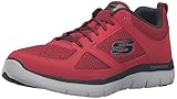 Skechers Sport Men's Flex Advantage 2.0 Oxford,Red/Black,10.5 M US