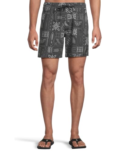 Quiksilver Borderline 17 Volley para hombre, Phantom, Large