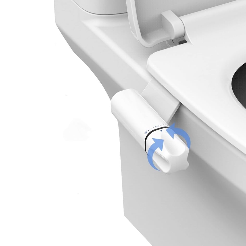 Bidé para asiento de inodoro: higiene sin electricidad y doble boquilla limpia