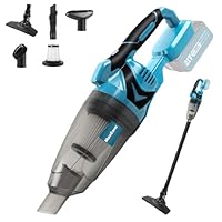 MaxEarn Cordless Vacuum Cleaner for Makita 18V Battery, 140W Power Portable Handheld Vacuum Cleaner, 10500Pa Lightweight Car Vacuum W/ 4 Nozzles for Home Pet Hair Carpet (No Battery)