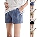 HGps8w Maternity Shorts for Women Over The Belly Comfy Modal Soft Support Loose Summer Pregnancy Shorts with Pockets