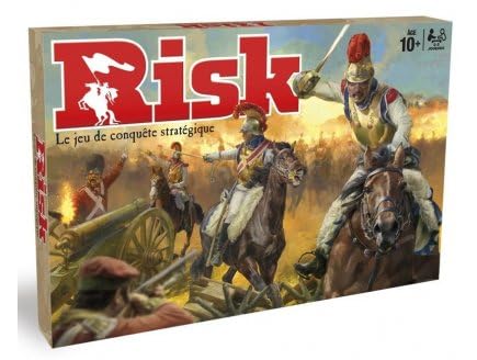 Jeu Risk Version Classique, Original - Plateau conquete du Monde, strategie - Edition FR - ado, Adulte - Set Jeu Societe + Carte