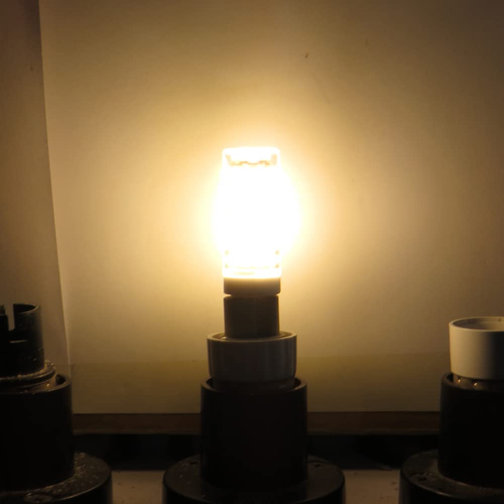 1fortunate Paquete de 20 bombillas LED en forma de maíz, CA 220 V, G9/E12/E14, lámparas de araña de cristal, 10 W, 102 leds, bombillas regulables(Warm White E12)