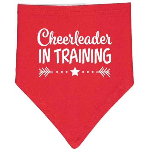 inktastic Cheerleader in Training Baby Bandana Bib