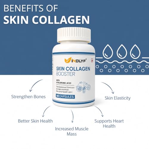 Image of Multi Collagen Capsules for Women & Men | Carbamide Forte Powder Blend | Skin Supplements for Glowing Skin, Hair & Nails | 60 Count, 225g Mixed Fruit Collegen Supplement