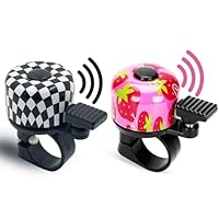 Sonnette De Vélo VTT, 120 DB, Mini Sonnette De Vélo Forte Pour Enfants Et Adultes - Rouge - Sport