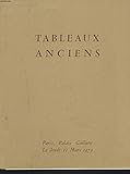  TABLEAUX ANCIENS. DESSINS, PASTELS ET TABLEAUX. PRECIEUSES PEINTURES ITALIENNES... VENTE LE 15 MARS 1973.