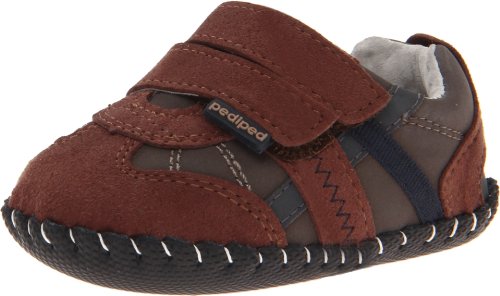 pediped Originals Gehrig Shoe (Infant/Toddler),Brown,X-Small (0-6 Months)E US Infant