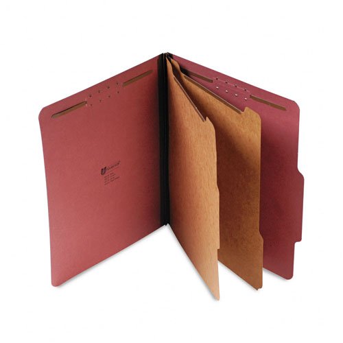 Fini le désordre avec le classification folder letter 6-section rouge pour classer vos papiers