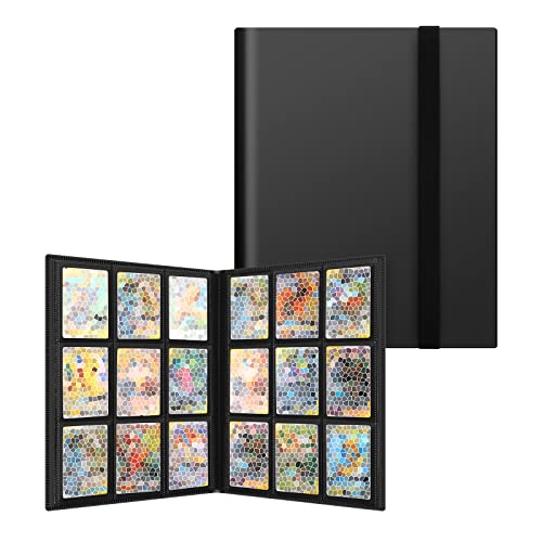 Sammelkarten Album Mit 360 Taschen – Wasserdicht, Schwarz, Für Standardkarten (64x89 Mm), Ideal Für Spielkarten & Sammler