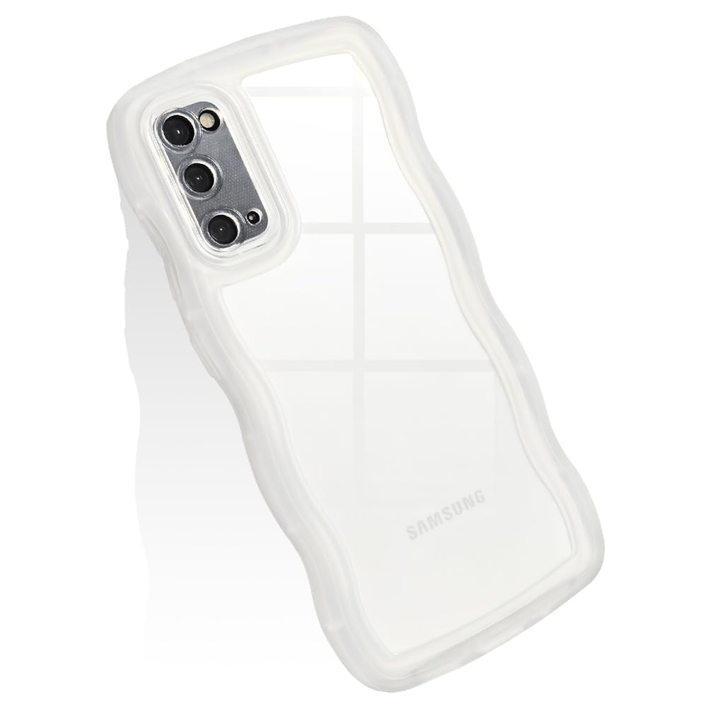 JOOBOY スマホケース 対応 Galaxy s20 ケース SC-51A SCG01 ケースクリア 全透明 かわいい tpuソフトケース 薄型 軽量 傷防止背面 滑り止め 指紋防止 ストラップホール付き ギャラクシー S20 携帯電話ケース (クリア, Galaxy S20)
