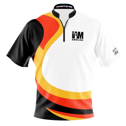 Logo Infusion Dye-Sublimated Bowling Jersey (Sash Collar) - I AM Bowling Fun Design 2008 - NO Logo (Men's S) Multicolored