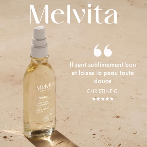 Soin Corps Et Cheveux 'or Bio Huile Sèche Extraordinaire Melvita Le Flacon De 100ml - vue 5
